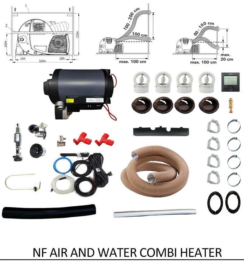 caravan combi heater parts